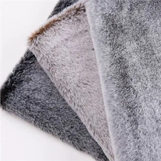 Polyester taqlid quyon peluş mato